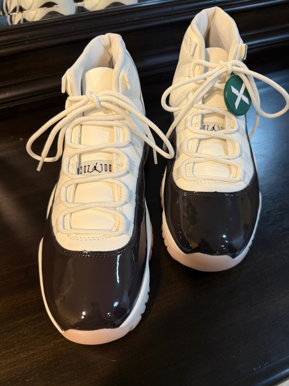 Womens Icecream Jordan’s White and Brown High-Top Sneakers